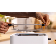 Bosch MyMoment TAT3M121 Toaster 950W White - Perfectly Toasted Bread Every Time!